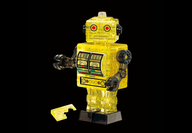 50201(39片3D立體造型拼圖 機器人 黃色)