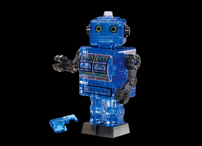 50203(39片3D立體造型拼圖 機器人 藍色)