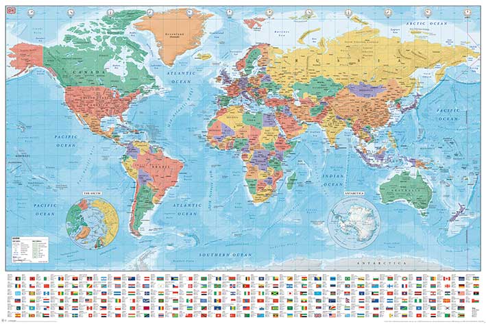 PP34739(世界地圖最新版 World Map  )