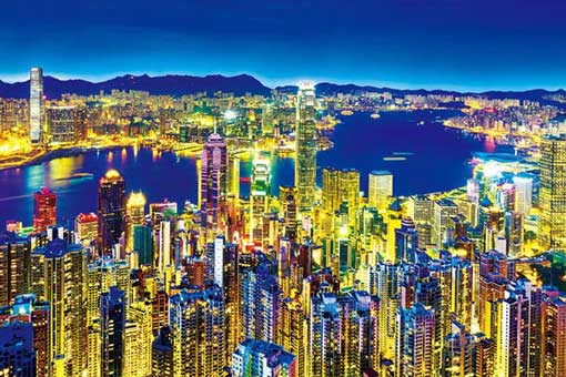 1000-784(1000片夜光拼圖 香港 黃金夜景 維多利亞港