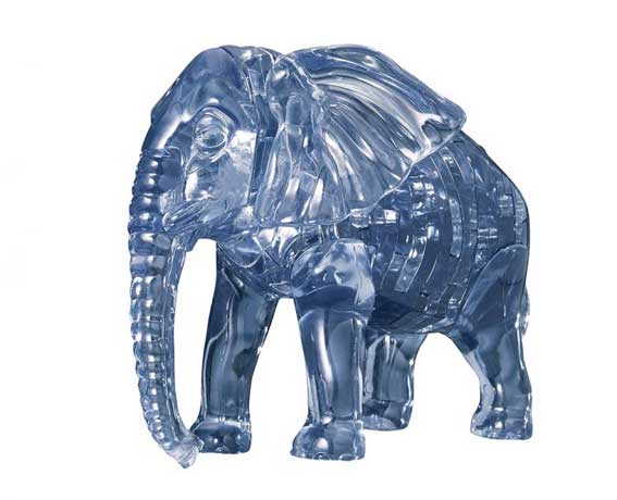 50178(40片3D透明立體造型- 大象)-已售完