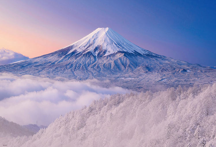 51-288(1000片拼圖 冬天的富士山)