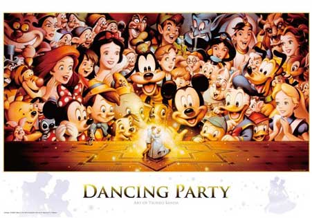 D1000-434(迪士尼1000片-全員觀賞Dancing Party舞會)