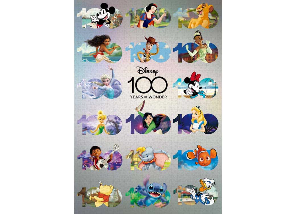 D1000-010(1000片拼圖 迪士尼100週年百年視覺圖)