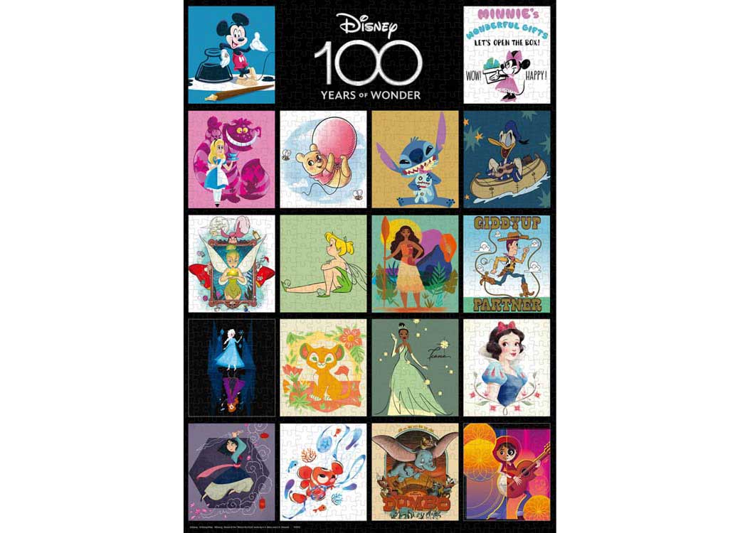 D1000-011(1000片畫布拼圖 迪士尼100週年 角色系列圖